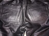 Grajewo ogłoszenia: Sprzedam skórzaną kurtkę męska rozm.Xl i skórzane spodnie 90... - zdjęcie