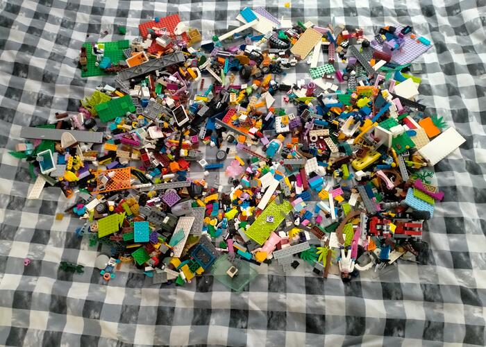 Grajewo ogłoszenia: Sprzedam klocki LEGO 3,3 kg calosc 535030734